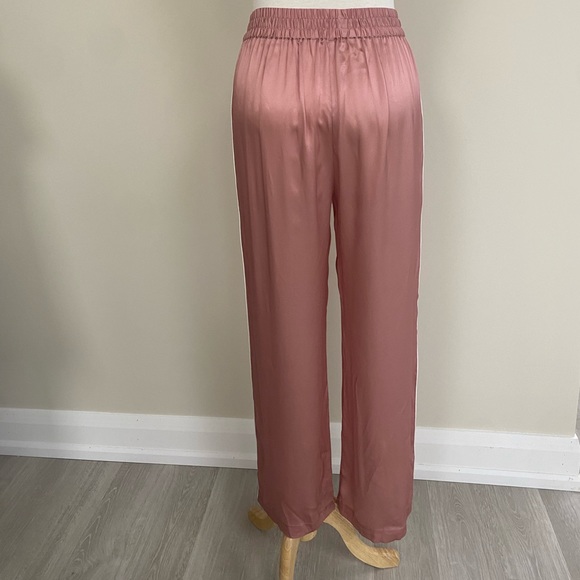 100% Silk Wide Leg Pajama Pants - Picture 2 of 2